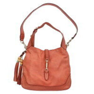 GUCCI Jackie Leather Shoulder Bag